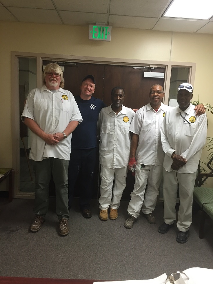 DGS Paint Team with Director Sharkey